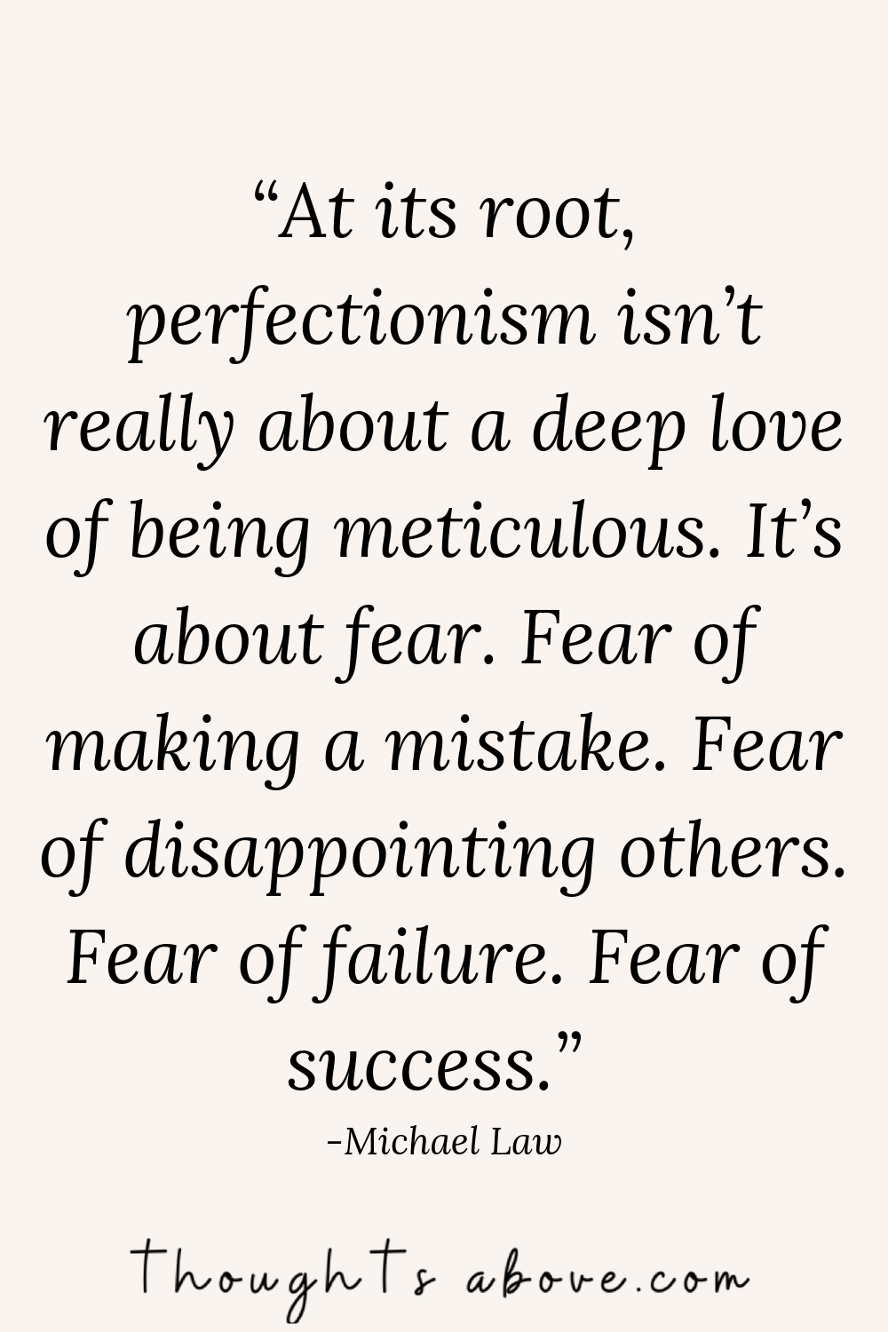 overcoming perfection quotes