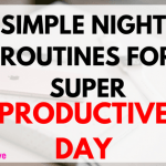 If you are struggling with bedtime routine then read this post it explains night routine for women that it also reveals how to have to a #productiveday. My days are now better #productive day plan| productive day ideas |productive routine. #selfimprovement #productivitytips #selfcare