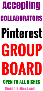 Pinterest group board