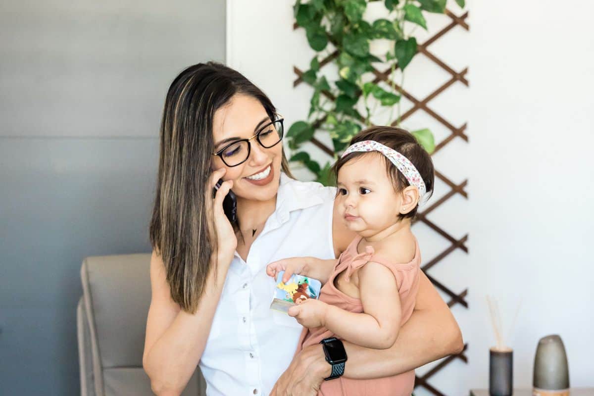 mother with her child