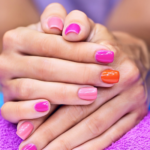 Wondering how to make your nails look gorgeous this summer? Check this post for summer nail colour either you prefer shellac or acrylic this simple bright, cute summer nail glitters. We got you covered. my favorite is #4 simply brings out the best in me. #nails #nailtutorials #beauty #chic #makeup #bossbabe / summer nail colour /beauty hacks