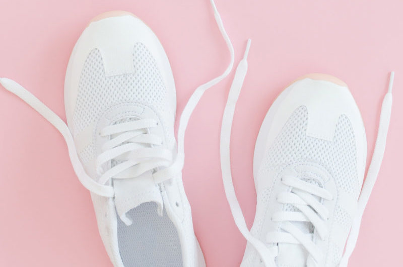 how to clean white sneakers fast
