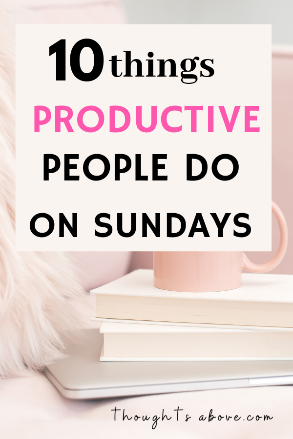 Ladies are you wondering Things to do on weekend or Sunday either when Alone, at home, that are no- spends. Here is a productive Sunday routine that will set you up for the productive week ahead. Whether you want self-care Sunday or lazy Sunday, these ideas are slow and are flexible. Time management for Sunday/ productive week ideas/ personal growth #sunday #habits #weekend #selfcare #selfcaresunday /Sunday quotes