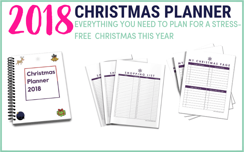 Longing for once to have a less overwhelming Christmas with less stress but rather a calm? The 2018 Christmas planner is filled with resources that will simplify and organise your Christmas plan. Some of the holiday planner printables include Christmas shopping list planner, gift list printable, menu planner, and so much more. #printables #holidayplannerprintables #christmasprintable #giftlist#Christmas planner #holidayplanner#holidayorganizer