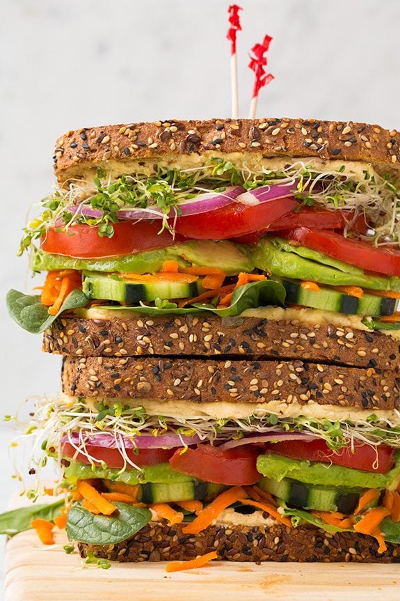 Wondering where to get some easy and quick to make lunch ideas for work or home? Here is a list 20 Healthy Lunch Ideas all in one place with Vegetarian, Vegan, and clean eating options and low carb lunches option included. From wraps, sandwiches. #lunch #packedlunches #healthy #healthyfood #lunchideas #healthylunches #GirlBoss #millenial #office #wifey